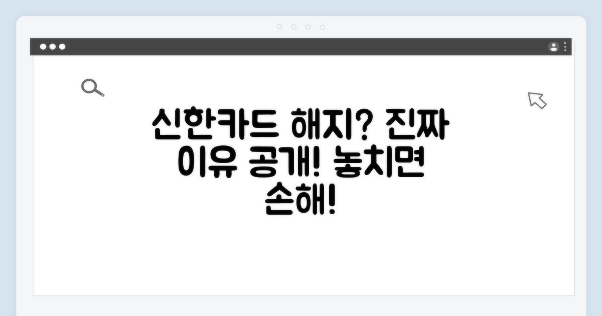 신한카드 해지, 왜 해야 할까?