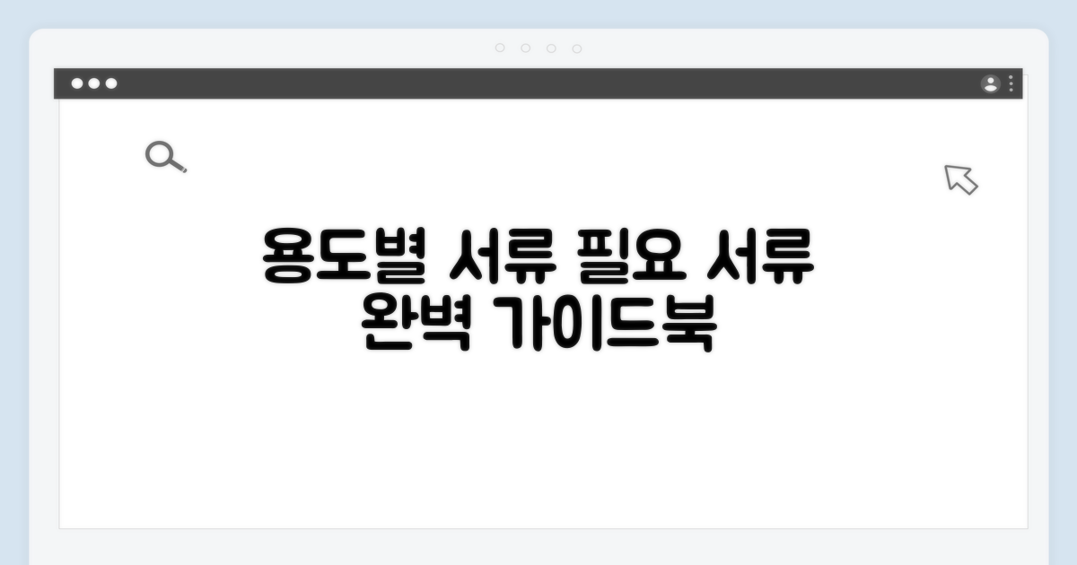 용도별 필요 서류 완벽 정리