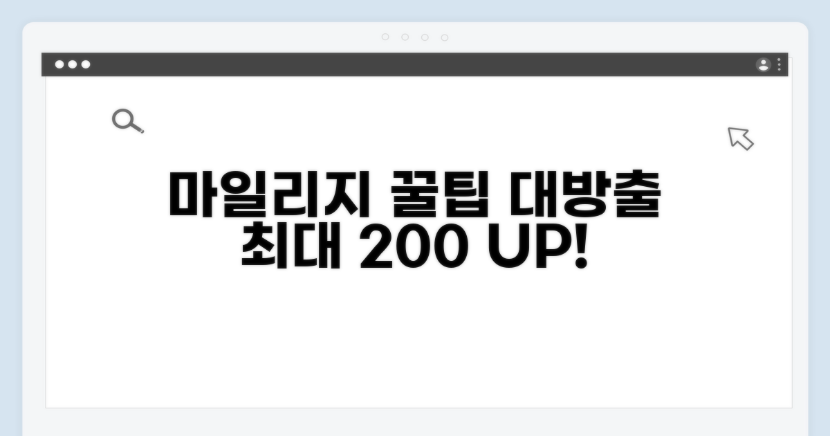 마일리지, 똑똑하게 사용하는 꿀팁