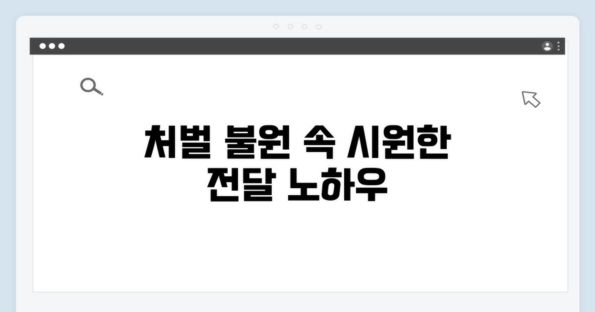 효과적인 처벌 불원 의사 전달 전략