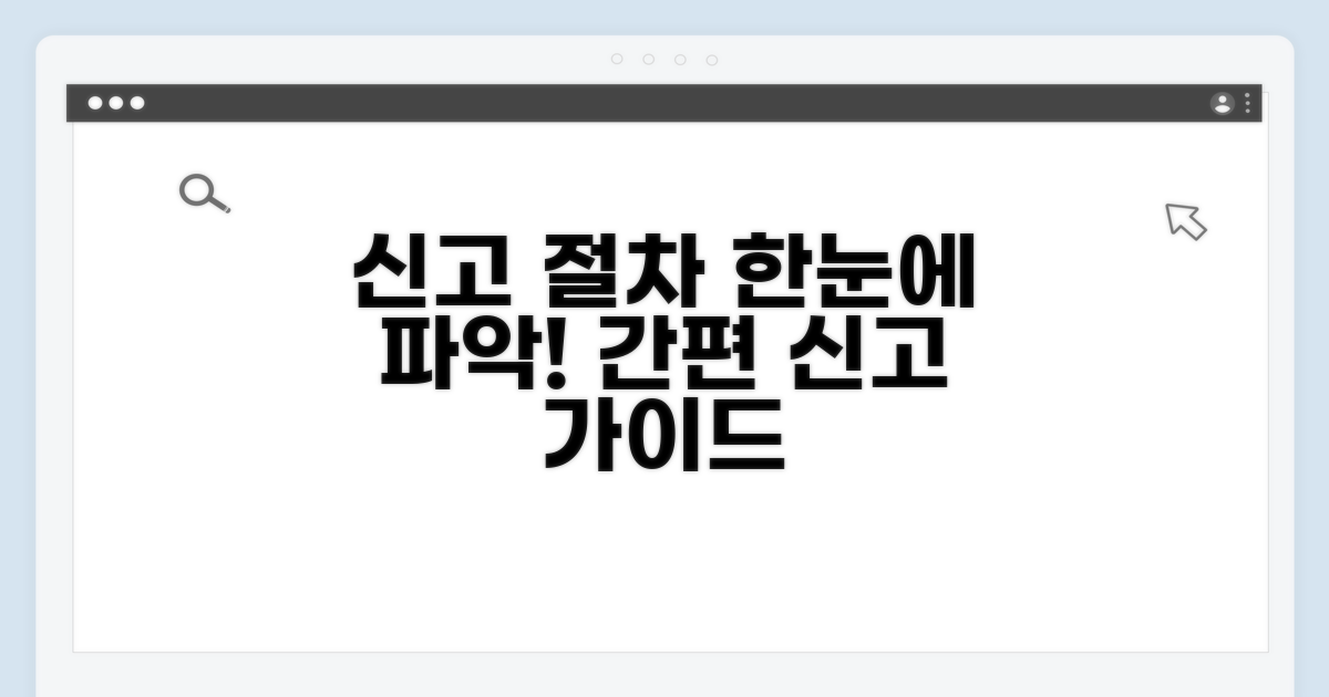 신고 방법과 절차, 한눈에 파악!