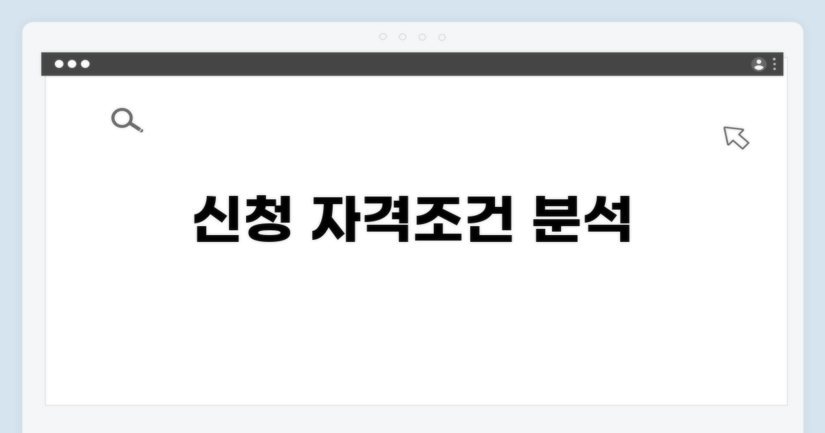 신청 자격과 조건 분석