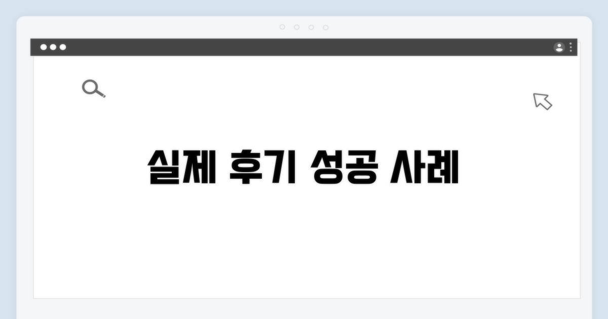 실제 이용 후기와 성공 사례