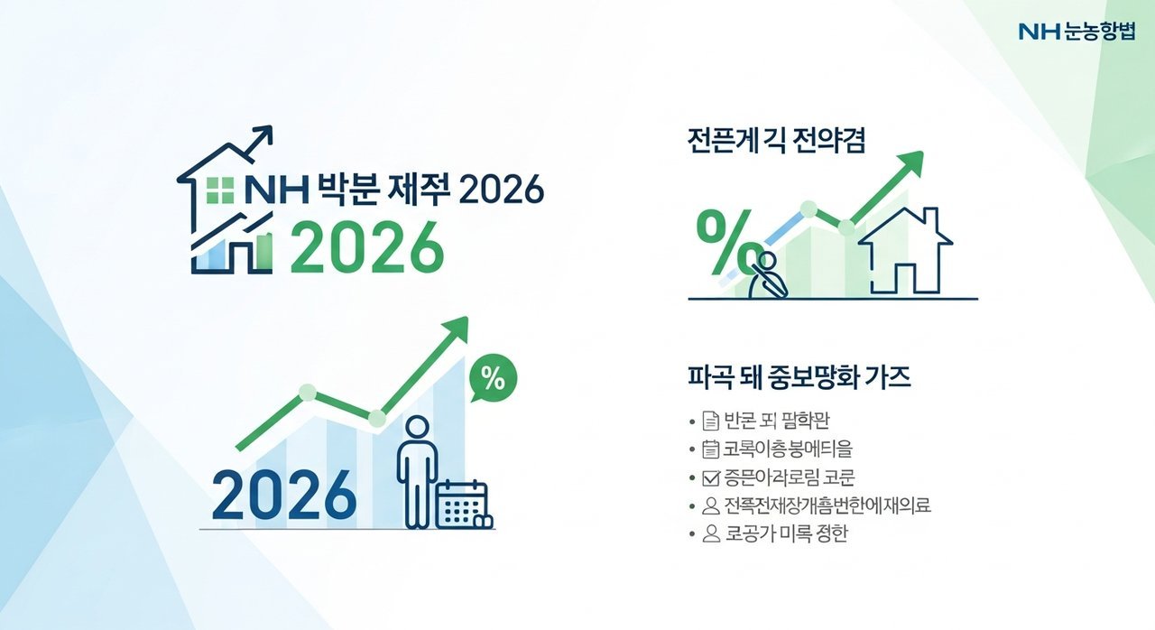 NH농협 청년형주택청약 2026: 무주택자 우대금리, 가입조건 핵심 총정리