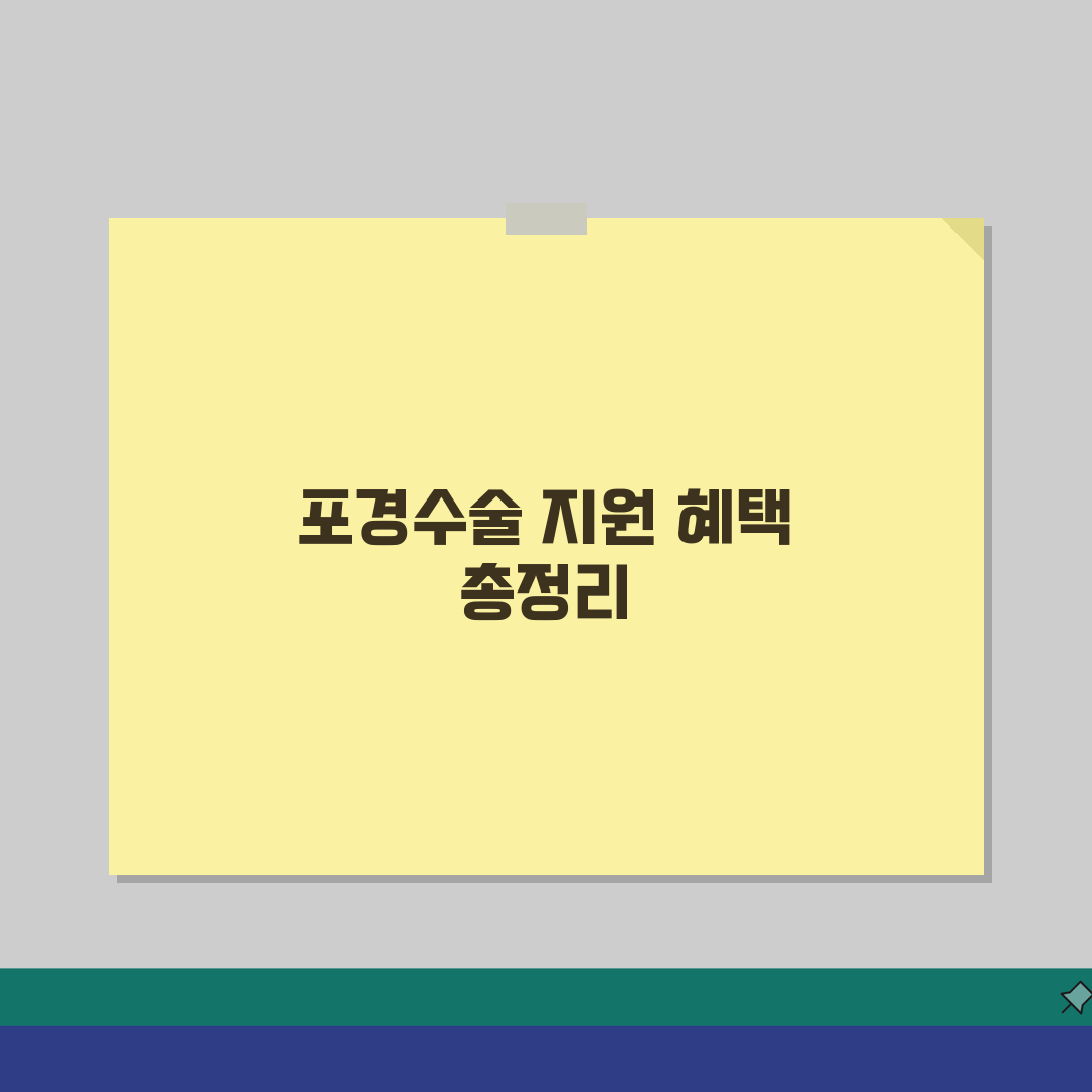 포경수술 비용지원 | 건강보험 적용 조건 및 의료급여 혜택 | 저소득층 지원 프로그램 총정