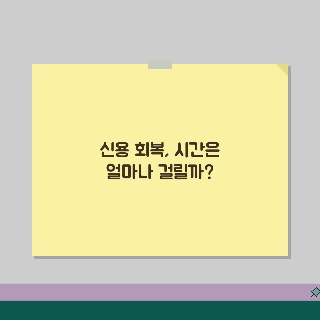신용등급 회복 기간은 얼마나? | 연체 후 정상 등급 복구 시간, 같이 알아봐요!